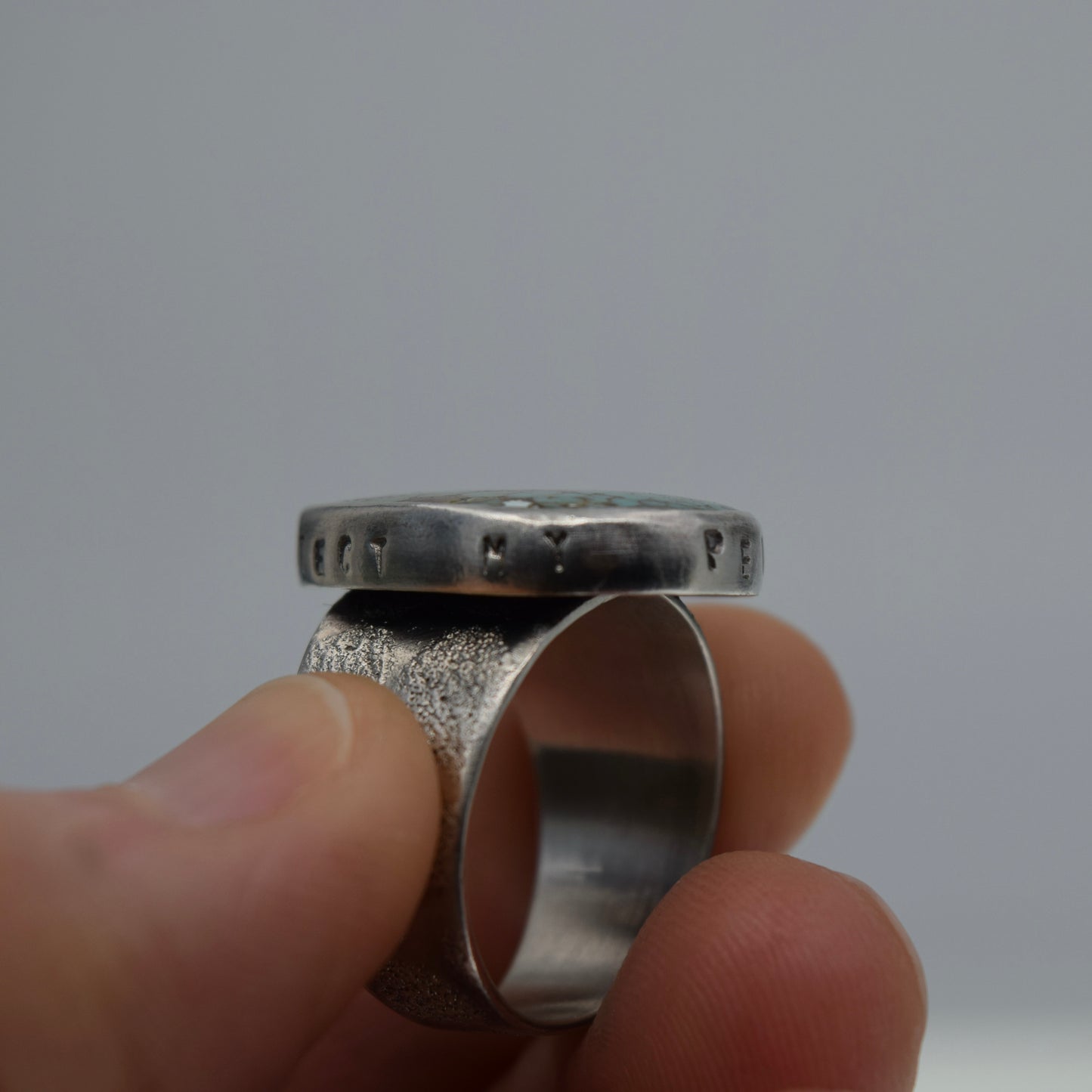 Protect My Peace Turquoise Ring