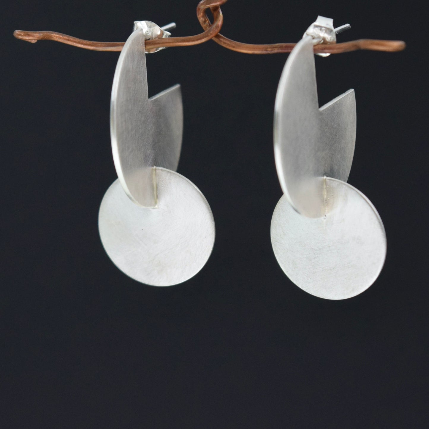 Valence Collection Circle in Circle Post Earrings
