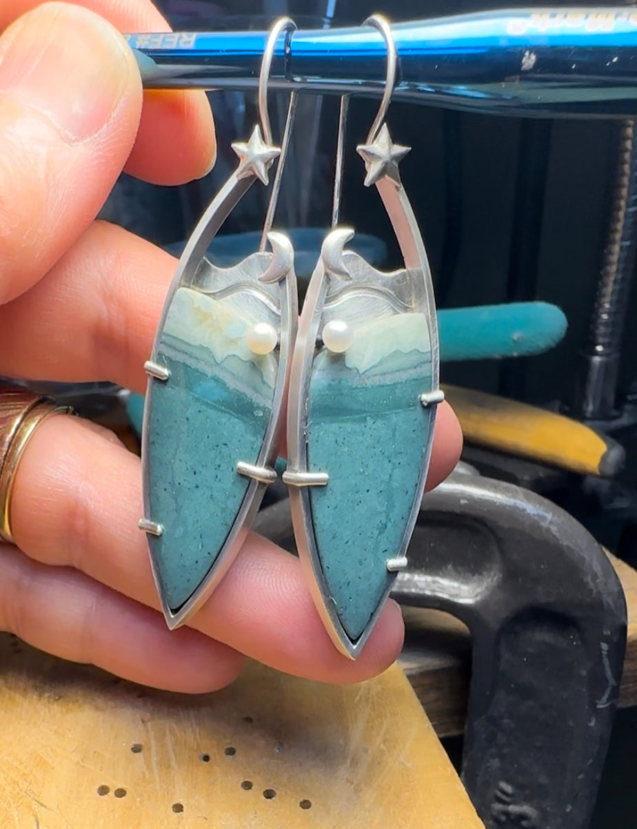 Ocean breeze earrings