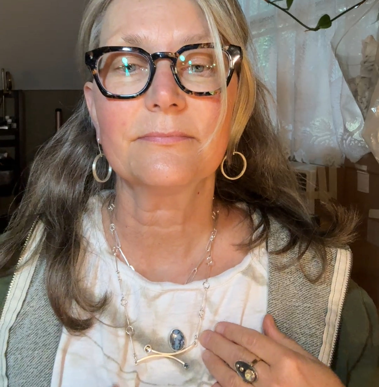 Circle Spinner Earrings