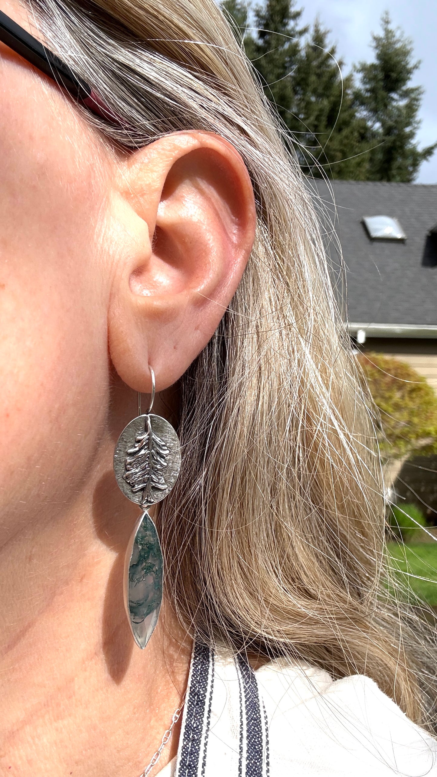 Moss & Tree earrings