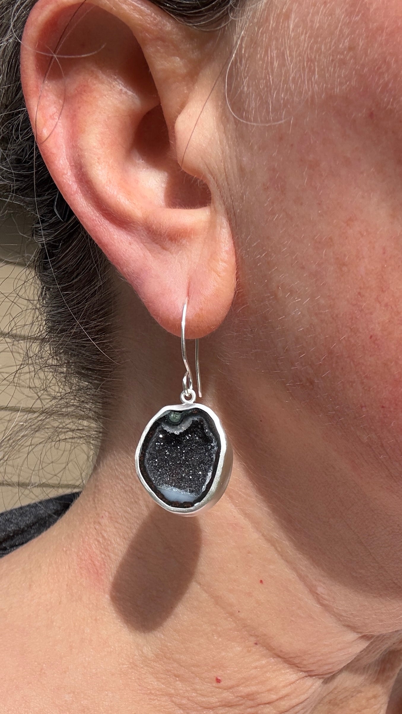 Sparkle Within Geode Earrings