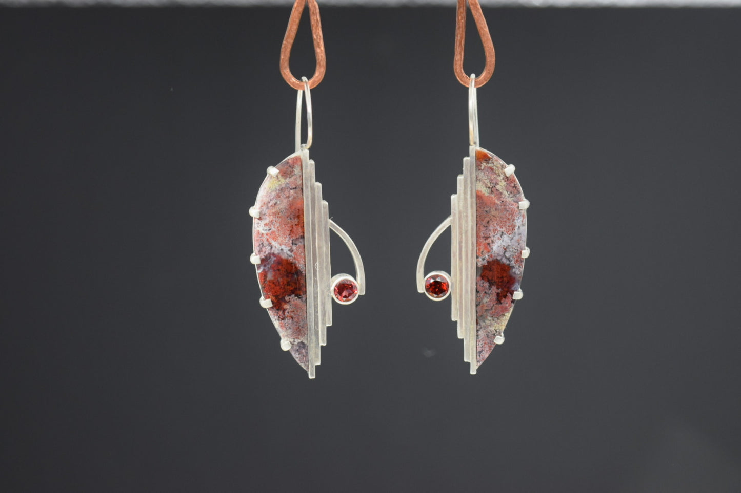 Deco Agate & Garnet