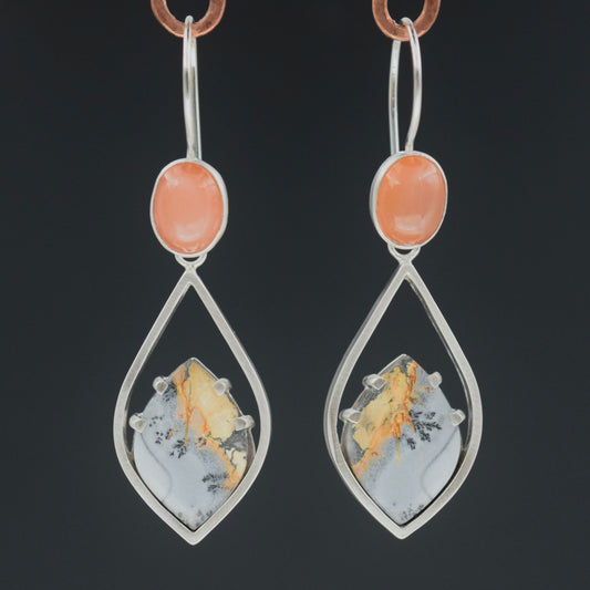 Grounded- Maligano Jasper & Peach moonstone