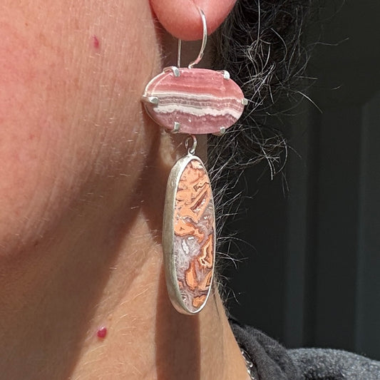 Pretty in pink earrings