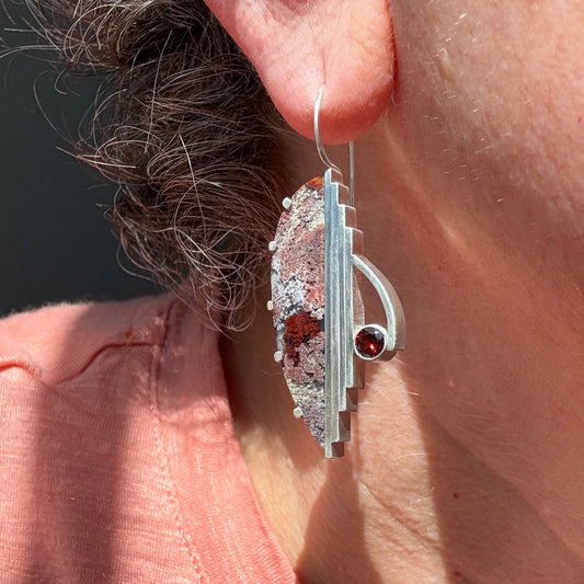 Deco Agate & Garnet