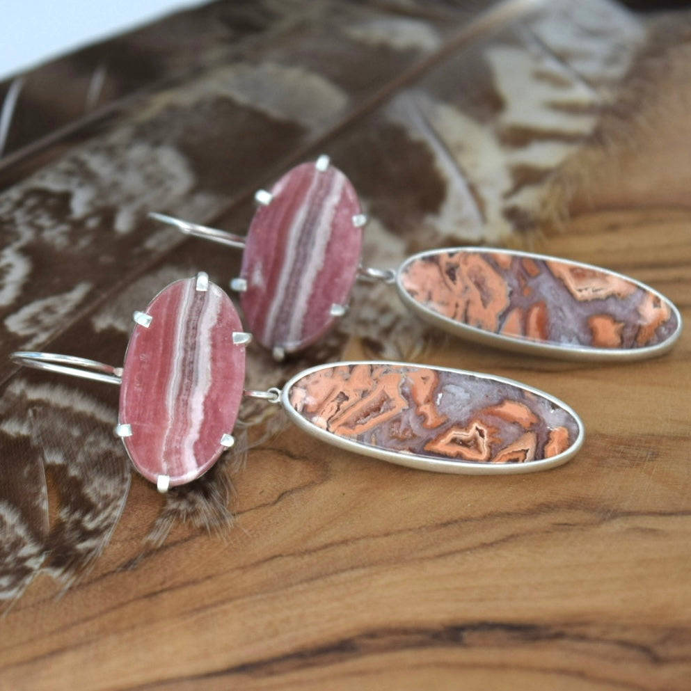 Pretty in pink earrings