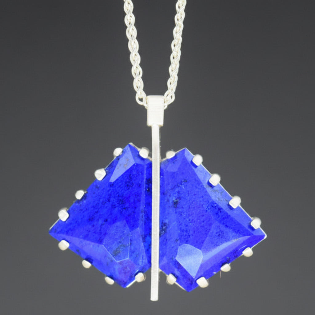 Angles in Lapis Necklace