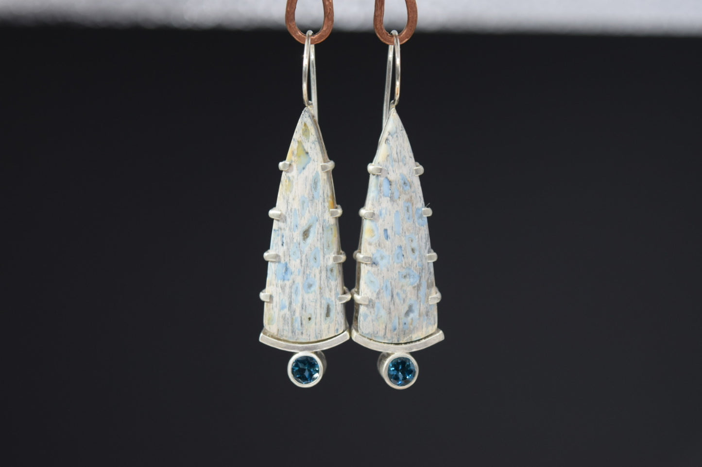 Shield Maiden - pocket agate and topaz