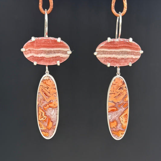 Pretty in pink earrings
