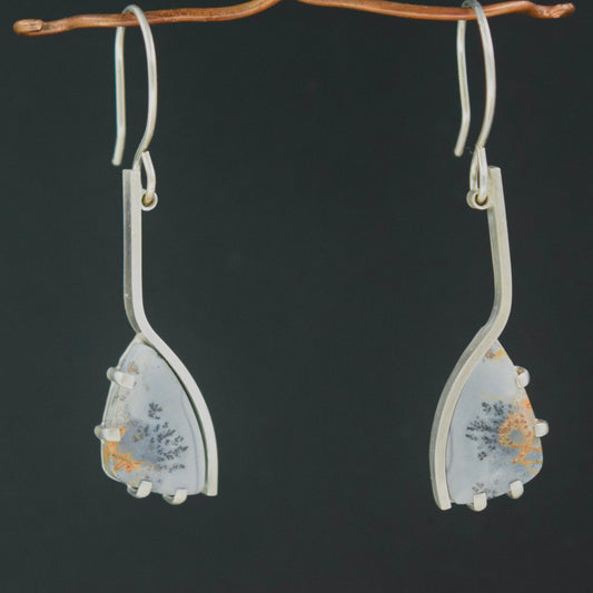 Maligano Jasper curvy earrings