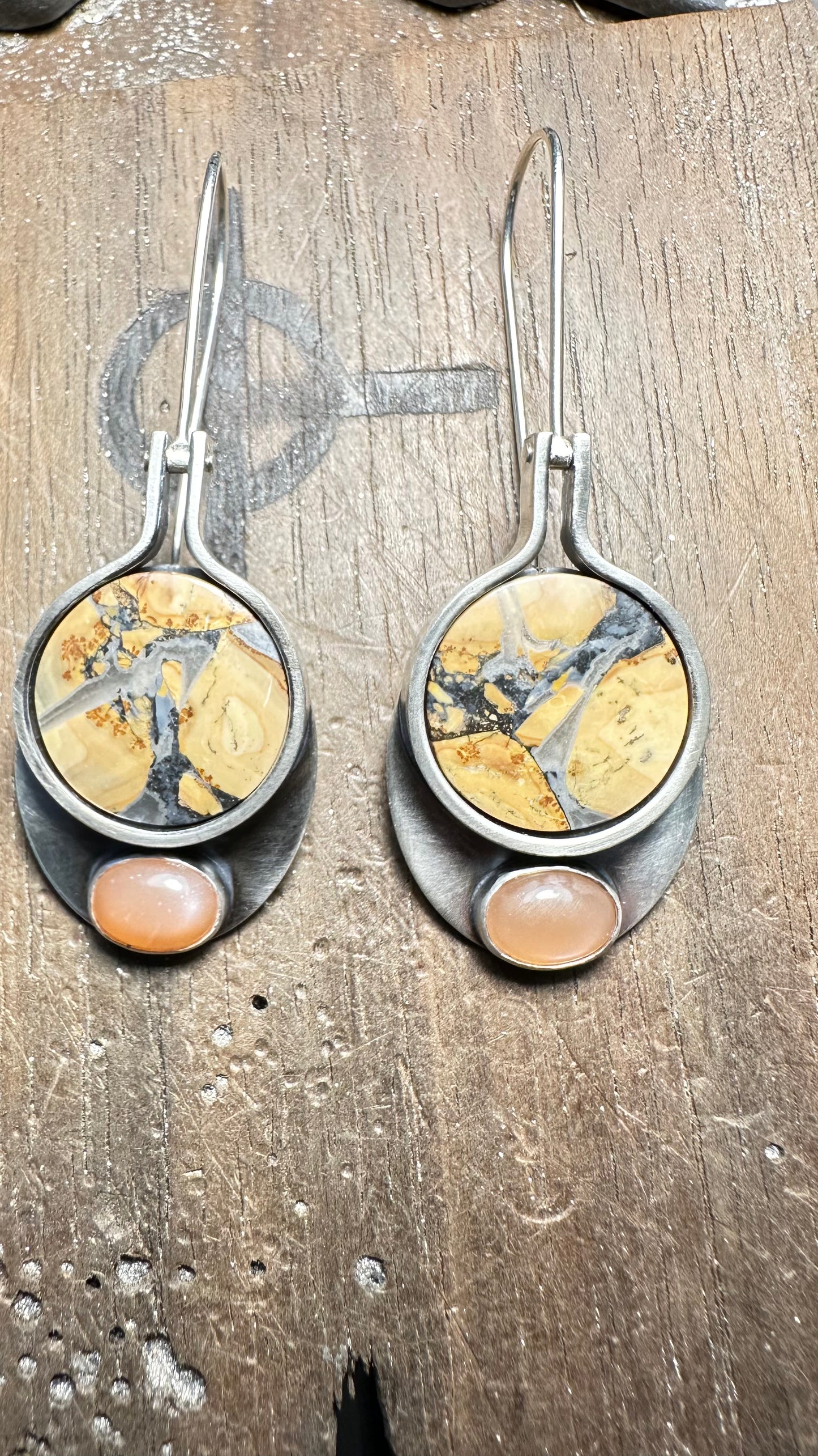 Maligano Jasper & Peach Moonstone for Mary