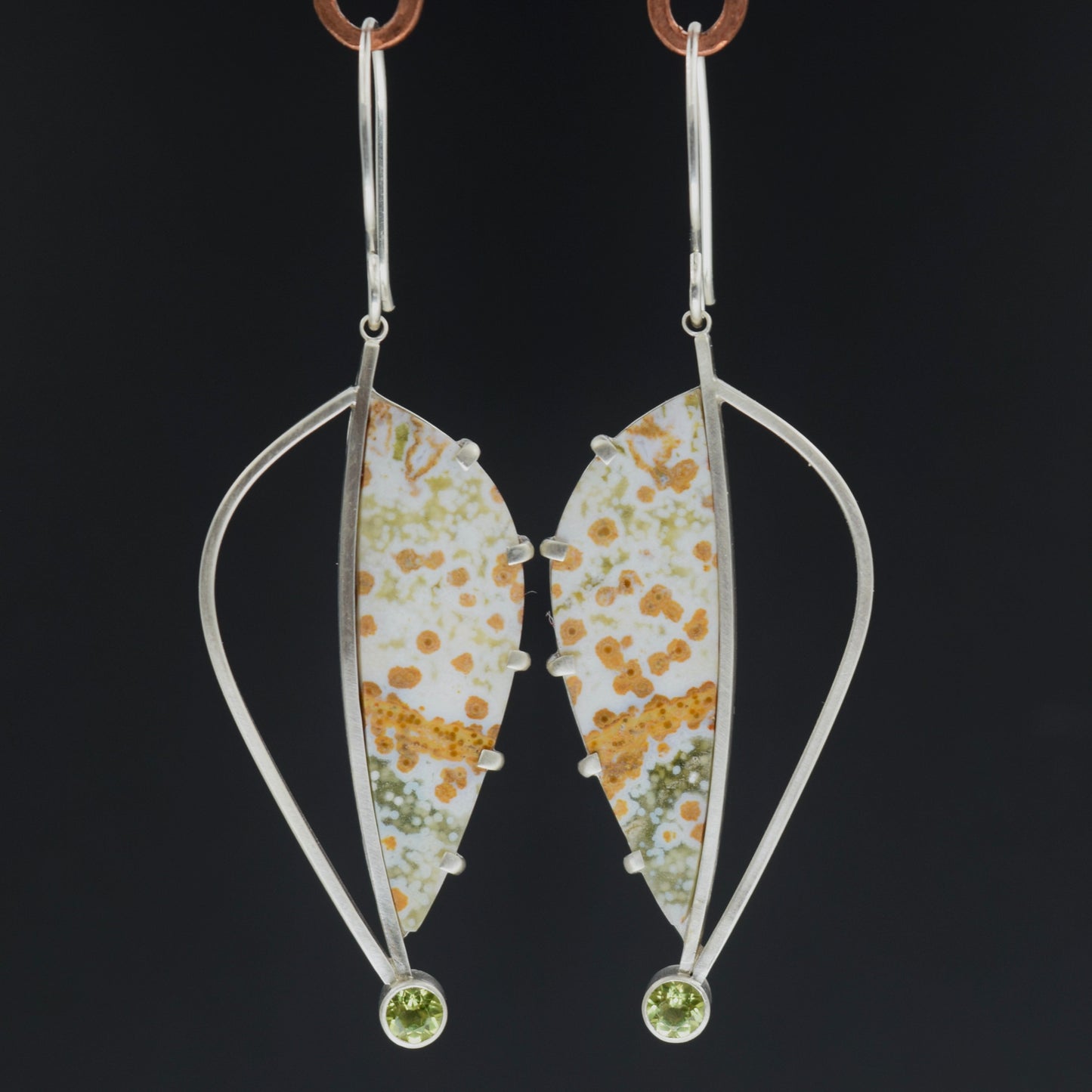 Abstract Leaf Earrings