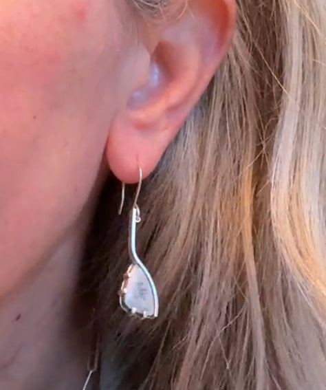 Maligano Jasper curvy earrings