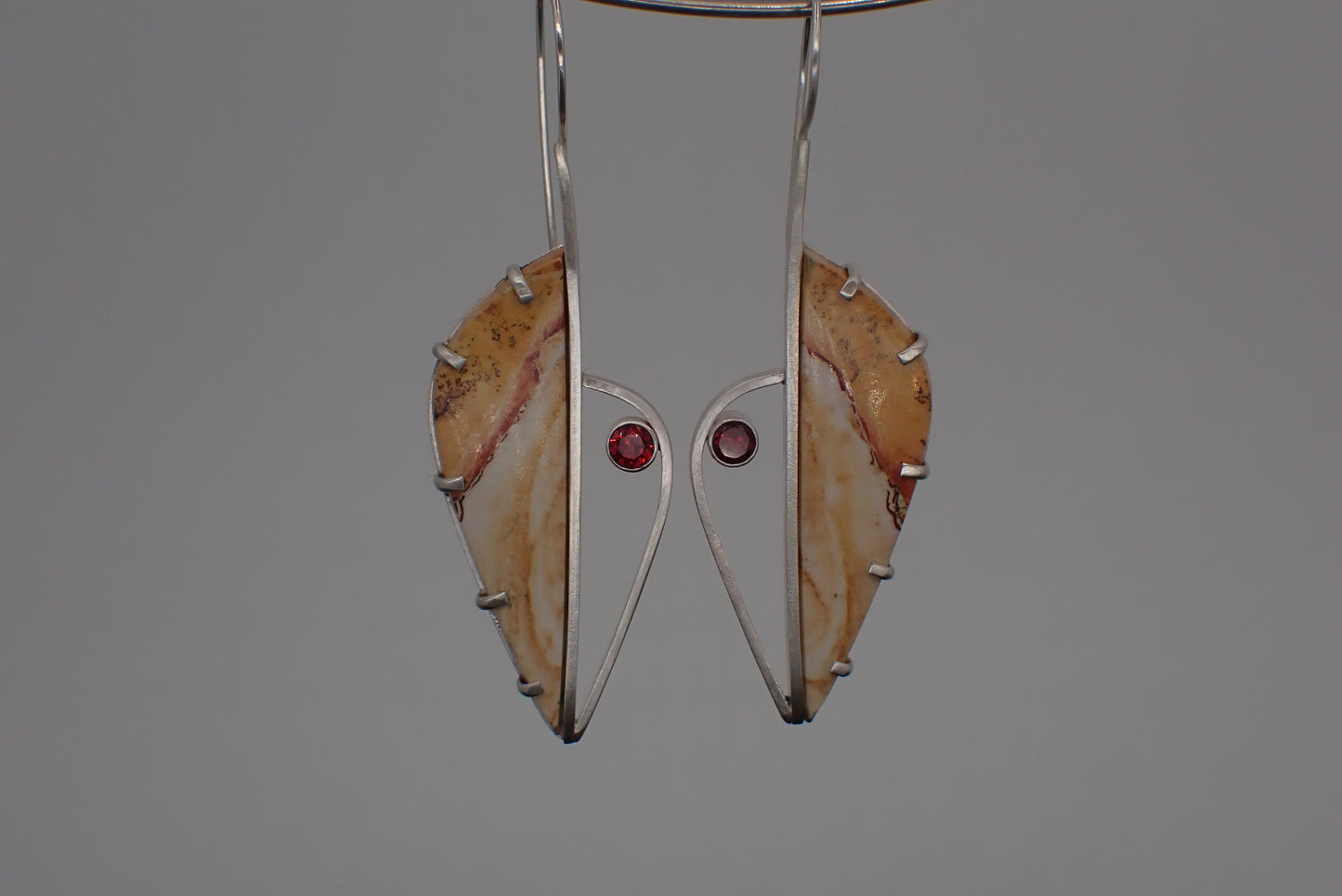 Abstract Fall Leaf Earrings
